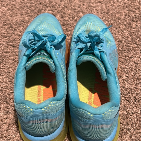 Teal, orange, and yellow nike air max - Picture 5 of 5